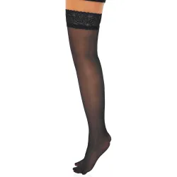 DARING Intimates Bas Toucher satin Noirs